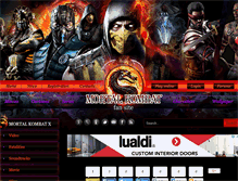 Tablet Screenshot of mortal-kombat.com