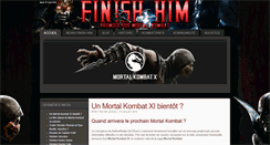 Desktop Screenshot of mortal-kombat.fr